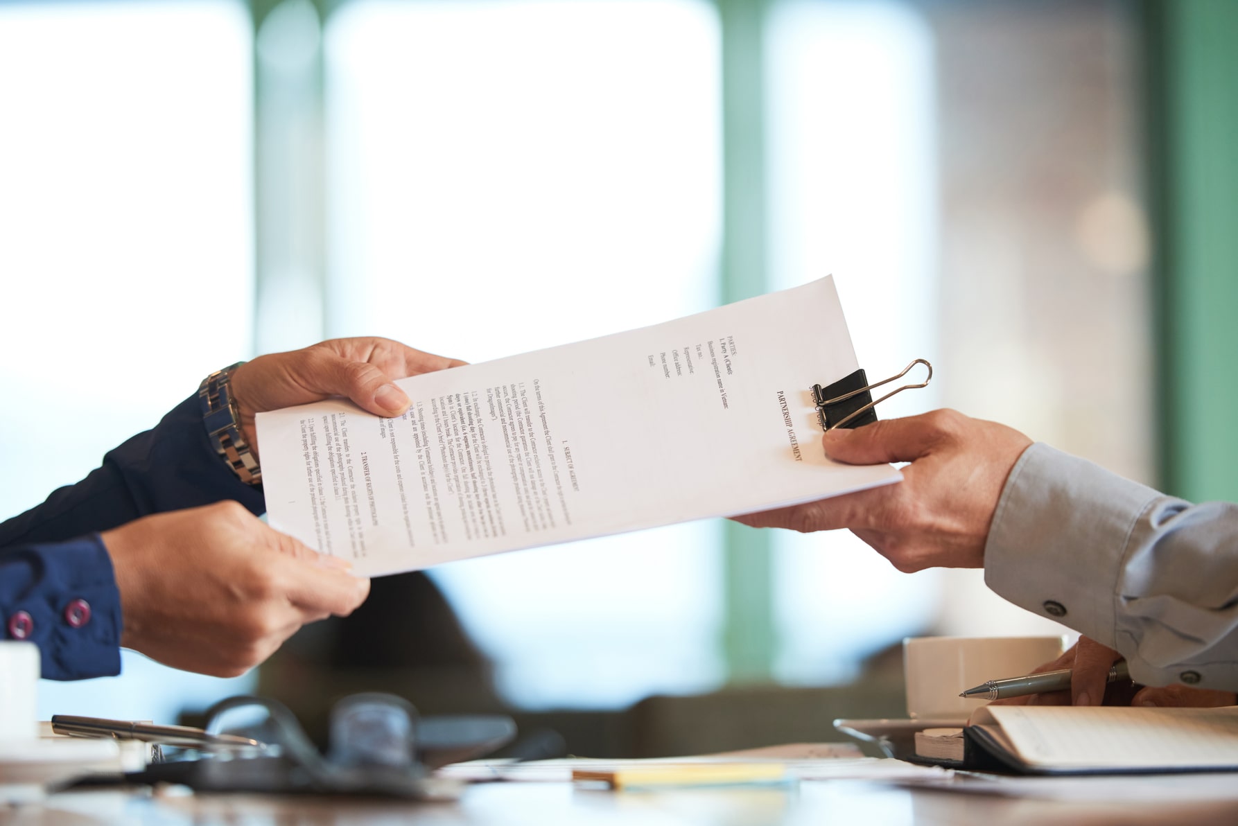 Affidavits-Contracts
