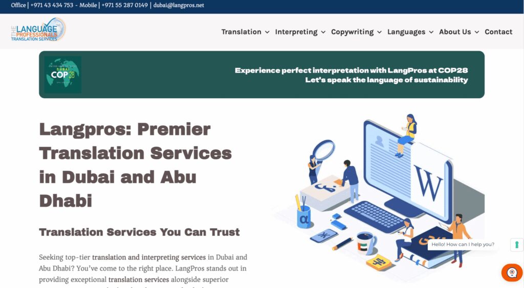 Best Translation Companies in Dubai