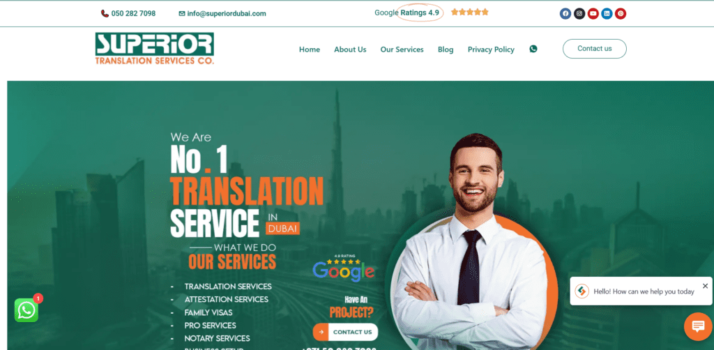 Best Translation Companies in Dubai